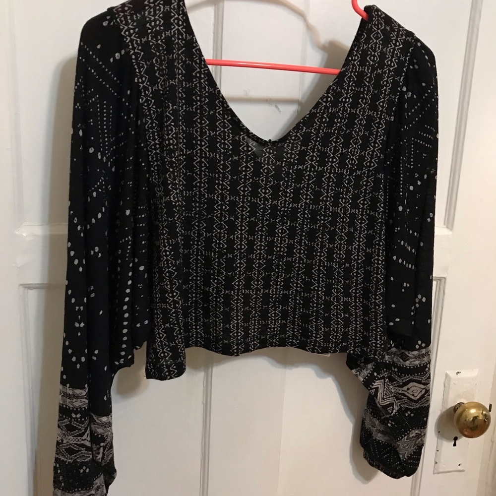 Urban Outfitters Ecoté Sexy Crop Off Shoulder Top